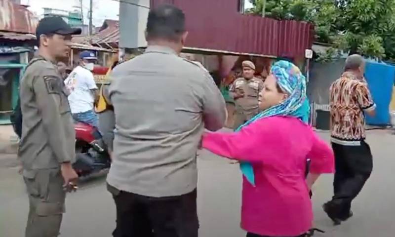 Masuk Kawasan Berbahaya, 46 Bangunan Samping Pertamina Jl Sabutung Ditertibkan