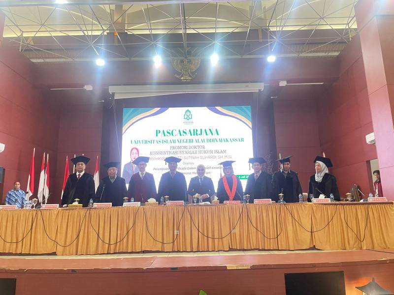 Kaji Kesetaraan Gender dalam Pilkada, Bupati Mamuju Berhasil Raih Doktor di UIN Alauddin Makassar