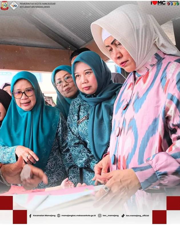 Ketua TP-PKK Kota Makassar Kunjungi Posyandu Kenanga 3