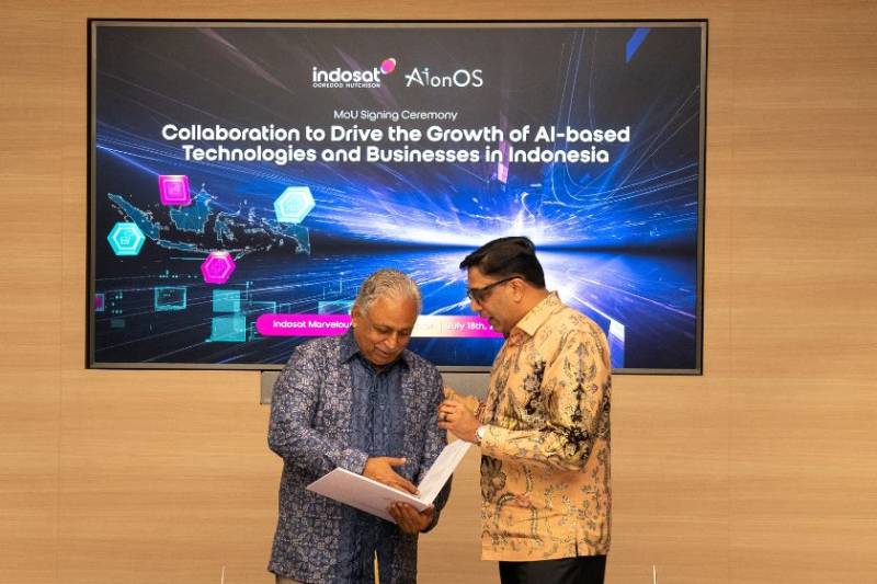 Indosat Bermitra dengan AionOS, Akselerasi Kedaulatan AI di Indonesia