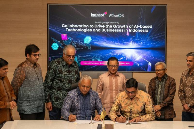 Indosat Bermitra dengan AionOS, Akselerasi Kedaulatan AI di Indonesia