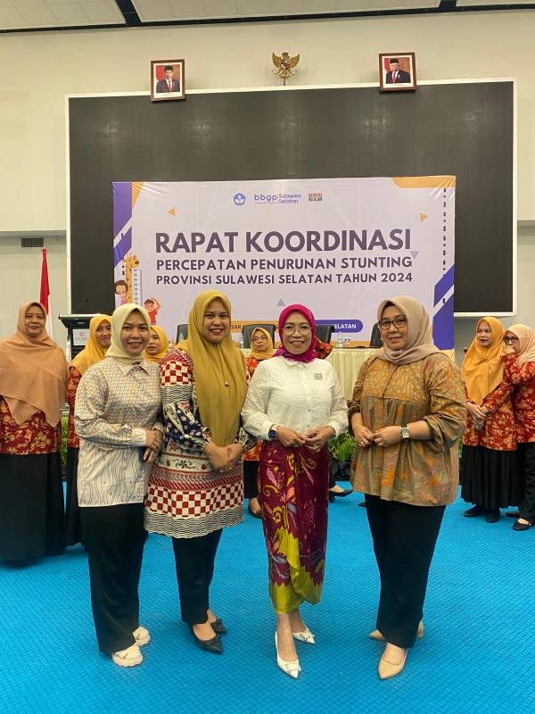 Terus Upayakan Penurunan Angka Stunting, Pj. Ketua PKK Bantaeng Hadiri Rapat Koordinasi 