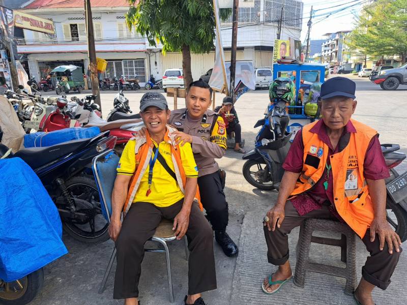 Bhabinkamtibmas Kelurahan Melayu Baru Imbau Warga Binaannya Jaga Kamtibmas 