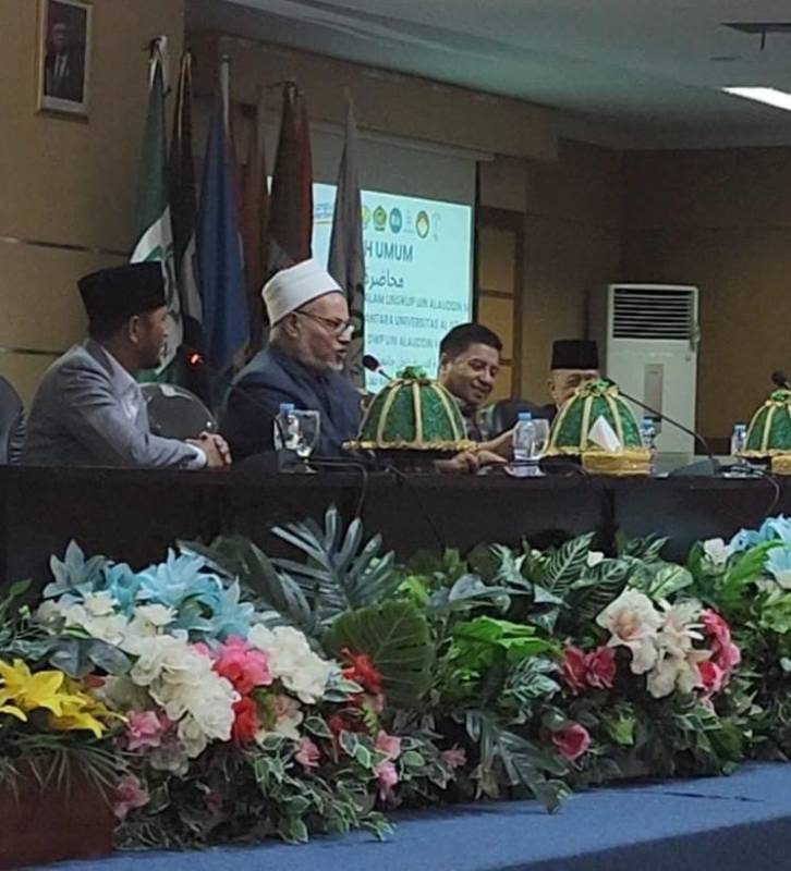 Eks Rektor Al Azhar Mesir Beri Penguatan Moderasi Beragama di UIN Alauddin Makassar