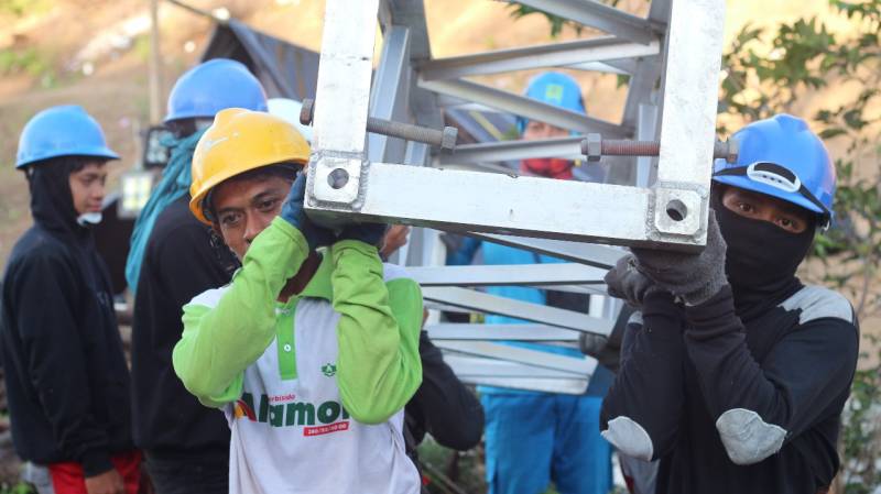 Tower ERS Rampung, PLN Gerak Cepat Pulihkan Listrik Terdampak Banjir di Gorontalo