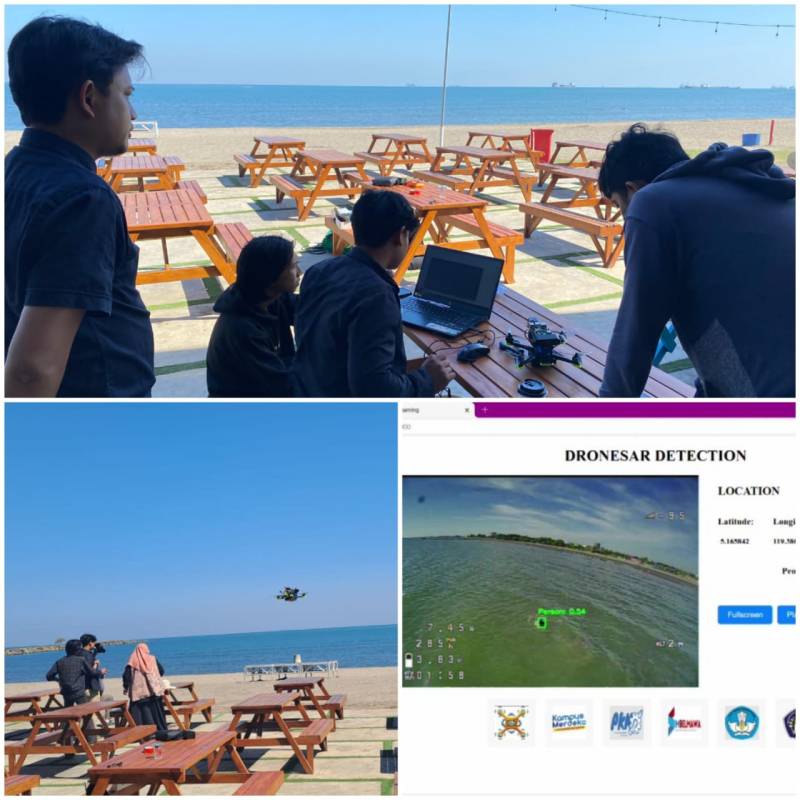 Drone Cerdas Karya Tim PKM-KI Universitas Handayani Makassar Siap Diterapkan