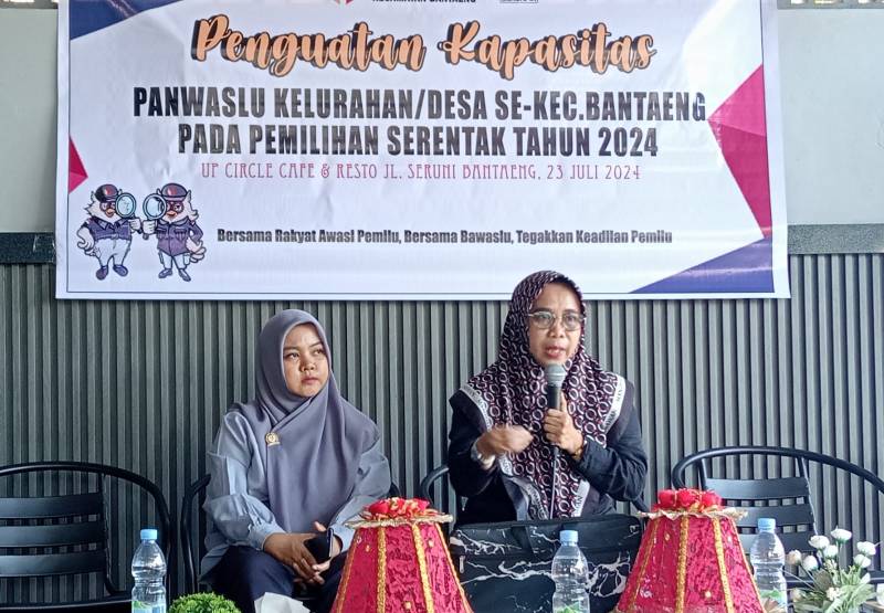 Panwascam Bantaeng Pacu Kapasitas Pengawas Kelurahan dan Desa