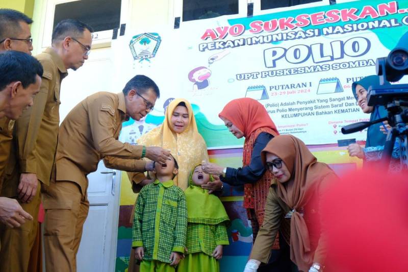 Pemkab Gowa Target 67.827 Anak Dapat Imunisasi Polio