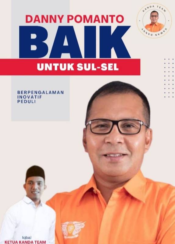 Dukung Danny Maju Pilgub Sulsel, Iqbal Bentuk KANDA Team