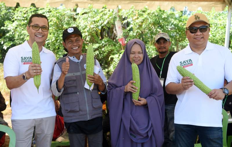 Optimalkan Sektor Pertanian, Ratusan Petani Bersama Cap Panah Merah Belajar Cara Panen Makmur
