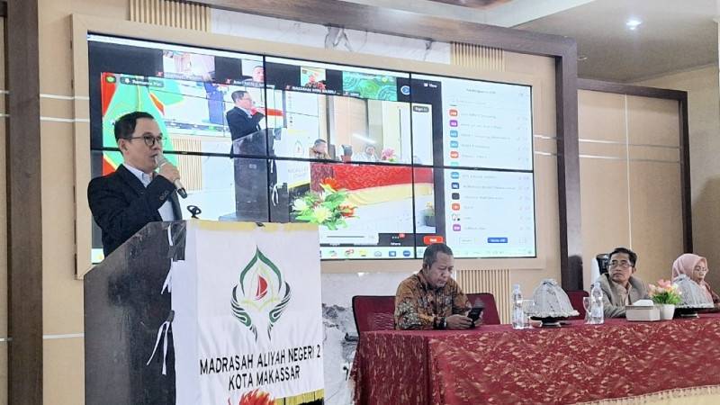 Berlaga di KSM Nasional, Kemenag  Semangati Kontingen Sulsel