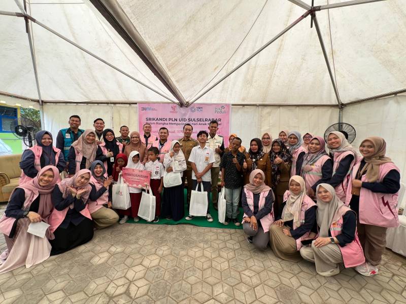 Memperingati Hari Anak Nasional, Srikandi PLN Berikan Bantuan di SLB Kalemandalle