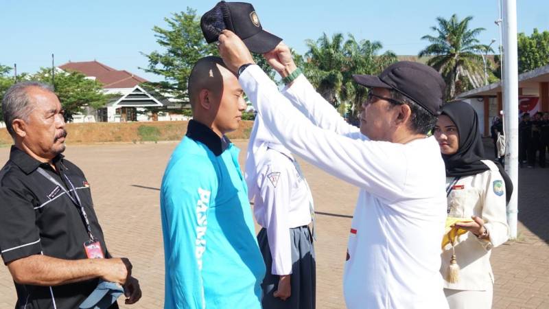 Peserta Calon Paskibraka Gowa Mulai Latihan Persiapan HUT Ke-79 RI