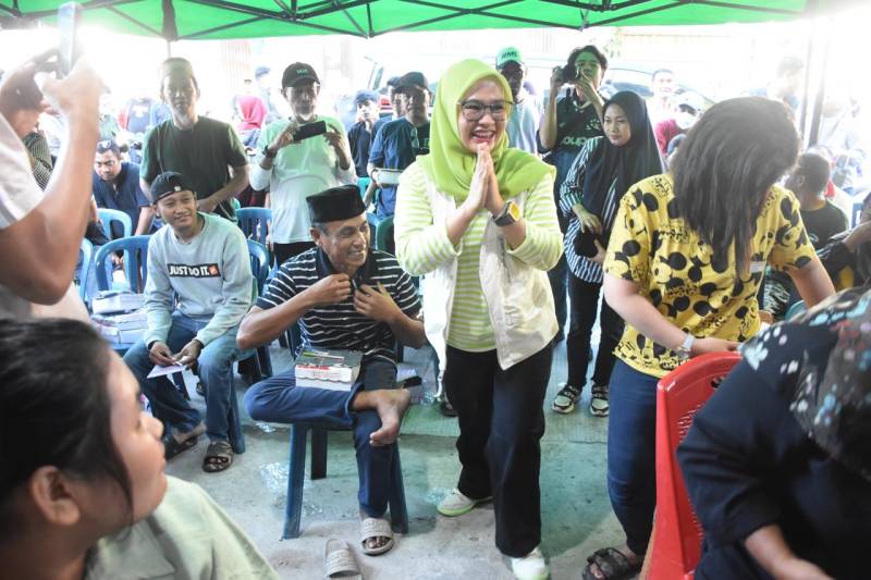 Sapa Warga di Bontoala, Rezki Lutfi Disambut Sholawat Badar
