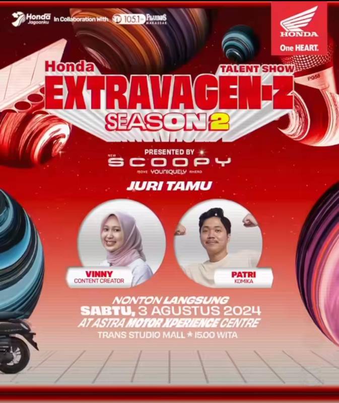 Asmo Sulsel dan Radio Prambors Gelar Honda Acadamazing dan Honda Extravagen-Z Season 2 di Astra Motor Xperience Center Makassar