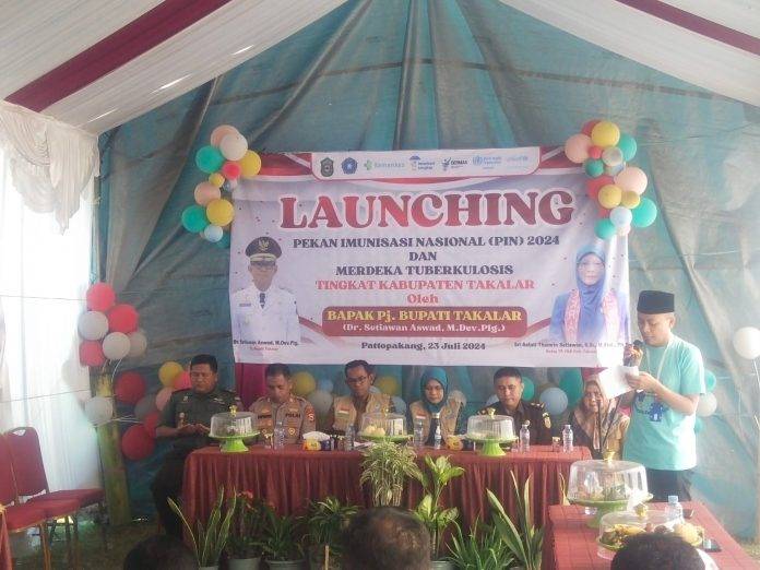 Pj Bupati Launching PIN dan Merdeka Tuberkulosis Tingkat Kabupaten Takalar     