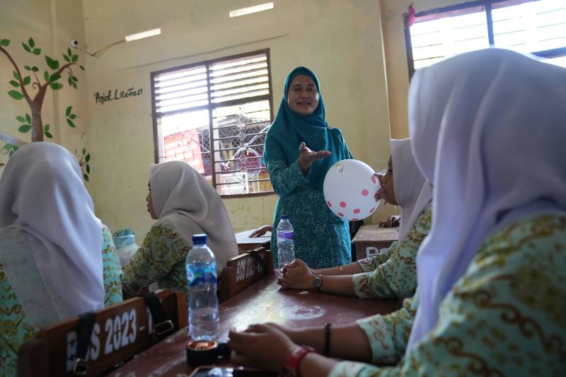 Goes to School di SMAN 14 Makassar, PKK Edukasi Pelajar