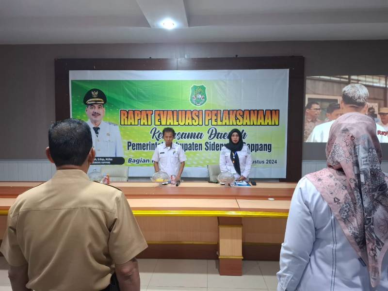 Tingkatkan Efektivitas Kerja Sama, Pemkab Sidrap Adakan Evaluasi