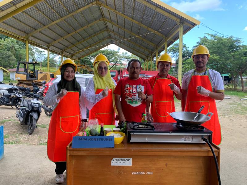 Semarak HUT RI Ke-79, PUPR Sinjai Gelar Lomba Memasak Antar Bidan