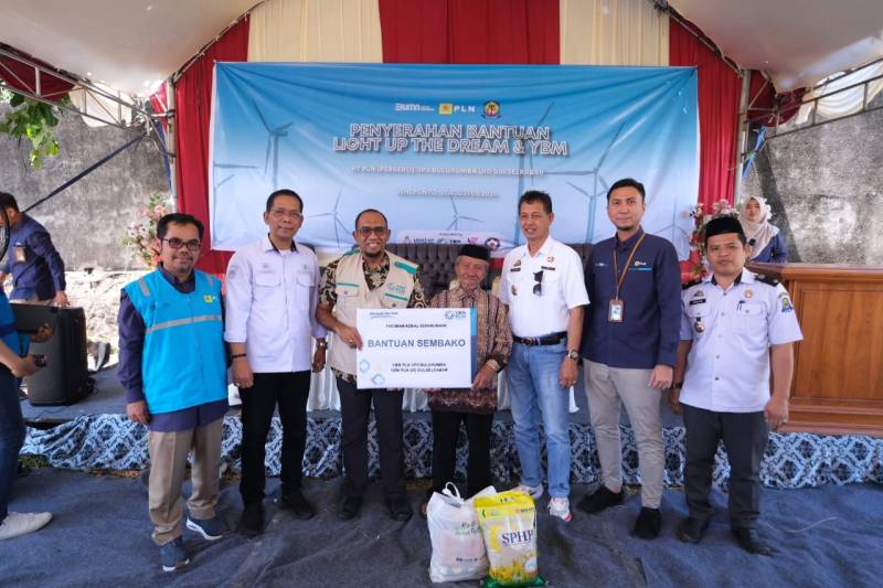 Suasana Kemerdekaan Republik Indonesia, Program Donasi Insan PLN Kembali Bantu Nyalakan Sambungan Listrik di 60 Rumah