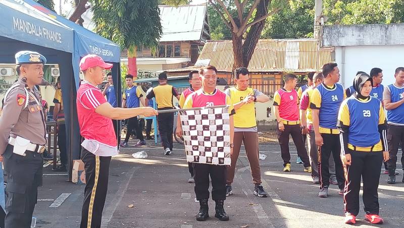 Polres Bantaeng Gelar Tes Kesamaptaan Jasmani Berkala Bagi Personil