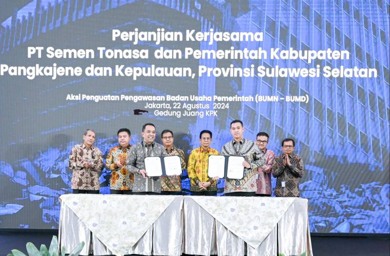 Semen Tonasa dan Pemkab Pangkep Perkuat Komitmen Pemanfaatan Material RDF