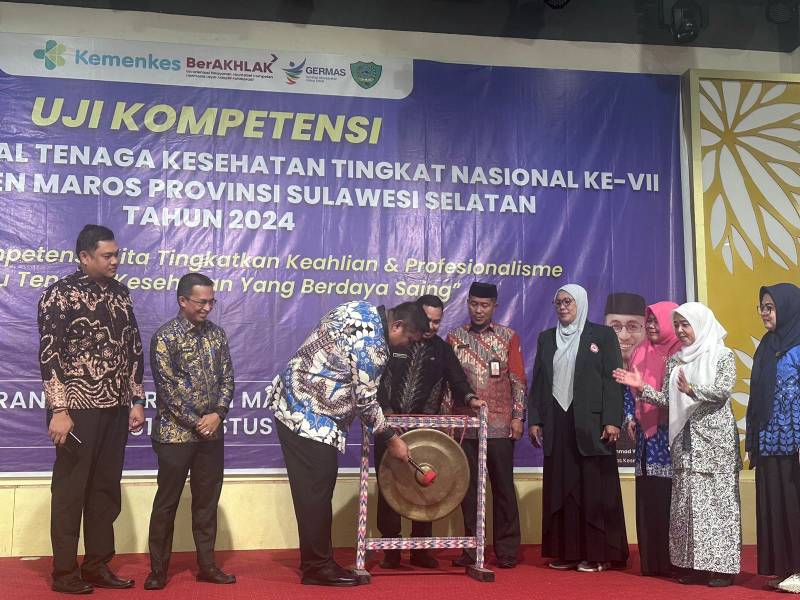 345 Nakes Ikuti Uji Kompetensi Di Maros