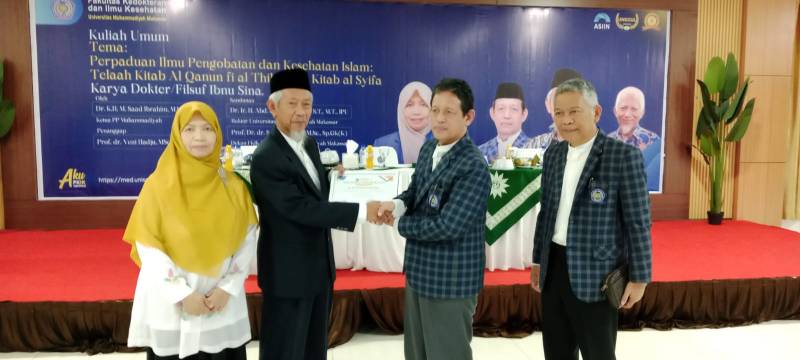 Kuliah Umum Kedokteran Unismuh, Saad Ibrahim Kupas Korelasi Islam dan Temuan Sains di Dunia Kesehatan