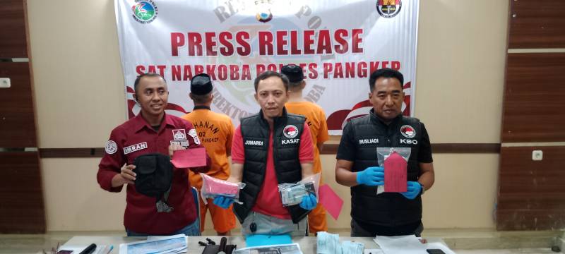 Satnarkoba Polres Pangkep Tahan Dua Bandar Obat Daftar G