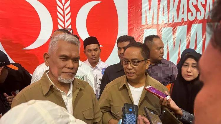 Usai Deklarasi, Pasangan Amri-Rahman Daftar di KPU Makassar