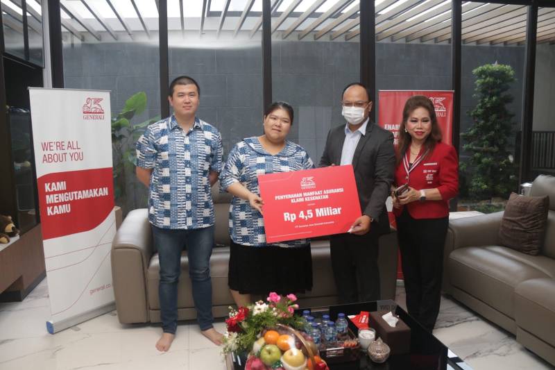 Generali Indonesia Bayarkan Rp4,5 Miliar Klaim Nasabah Pengidap Kanker di Semarang