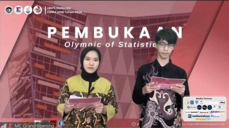 HMPS Statistika FMIPA UNM Buka Gelaran Olympic of Statistics 2024