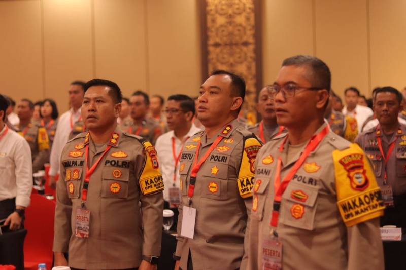 Hadiri Rakor Lintas Sektoral Tingkat Polda, Kapolres Pelabuhan Makassar Siap Kawal Pemilukada 2024