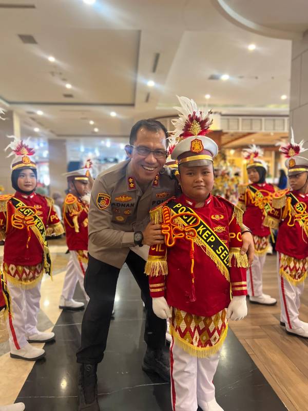 Kapolres Selayar Dampingi Langsung Polisi Cilik Ikuti Lomba di Makassar