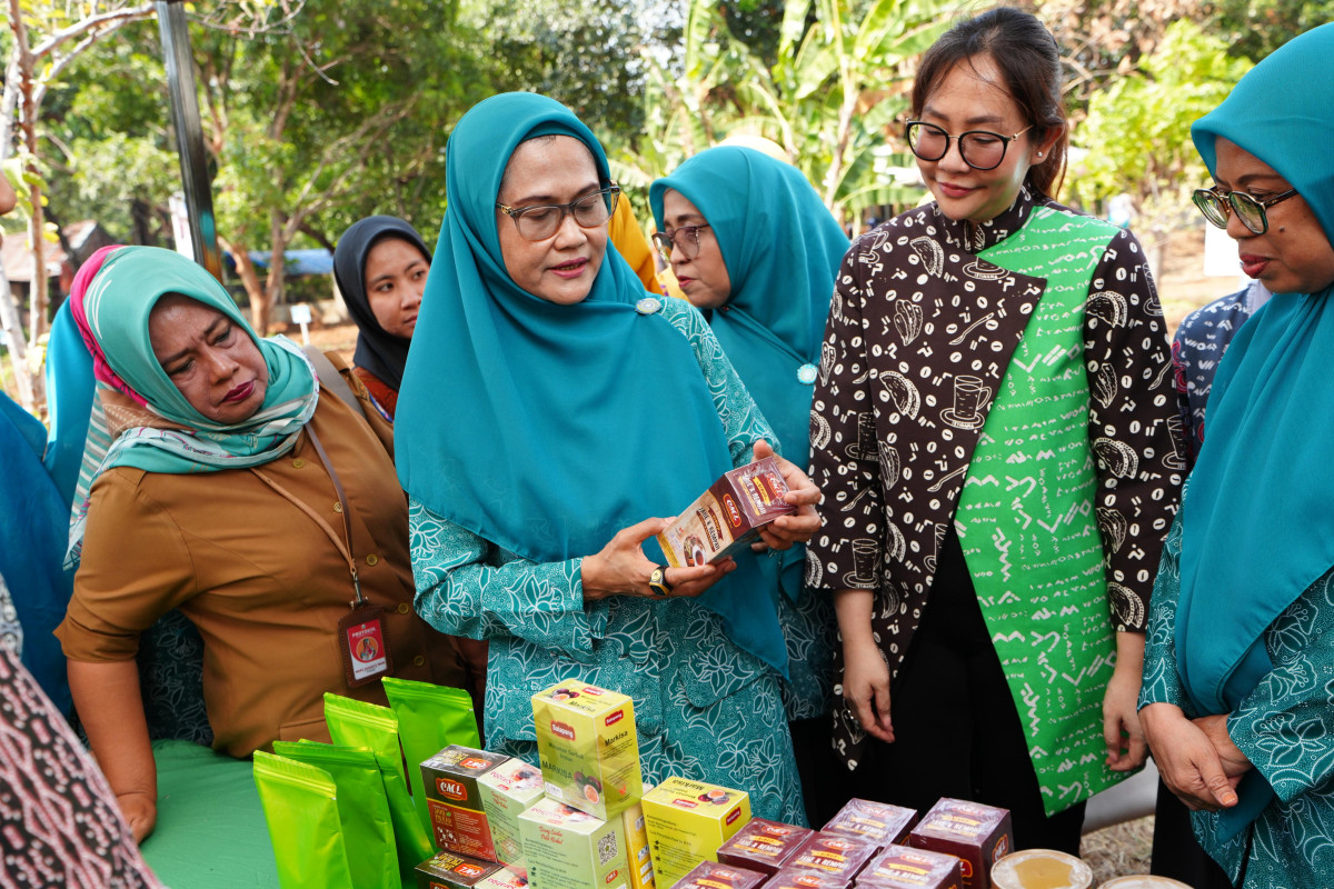 Pj Ketua TP PKK Sulsel Ninuk Triyanti Zudan Resmikan Taman Herbal Makassar