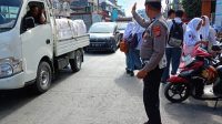 Berikan Pelayanan, Unit Lantas Polsek Ujung Tanah Gelar Pengaturan Lalu Lintas
