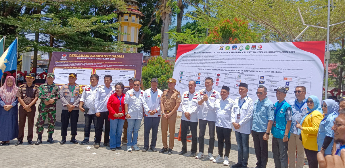 KPU Kolaka Gelar Deklarasi Kampanye Damai