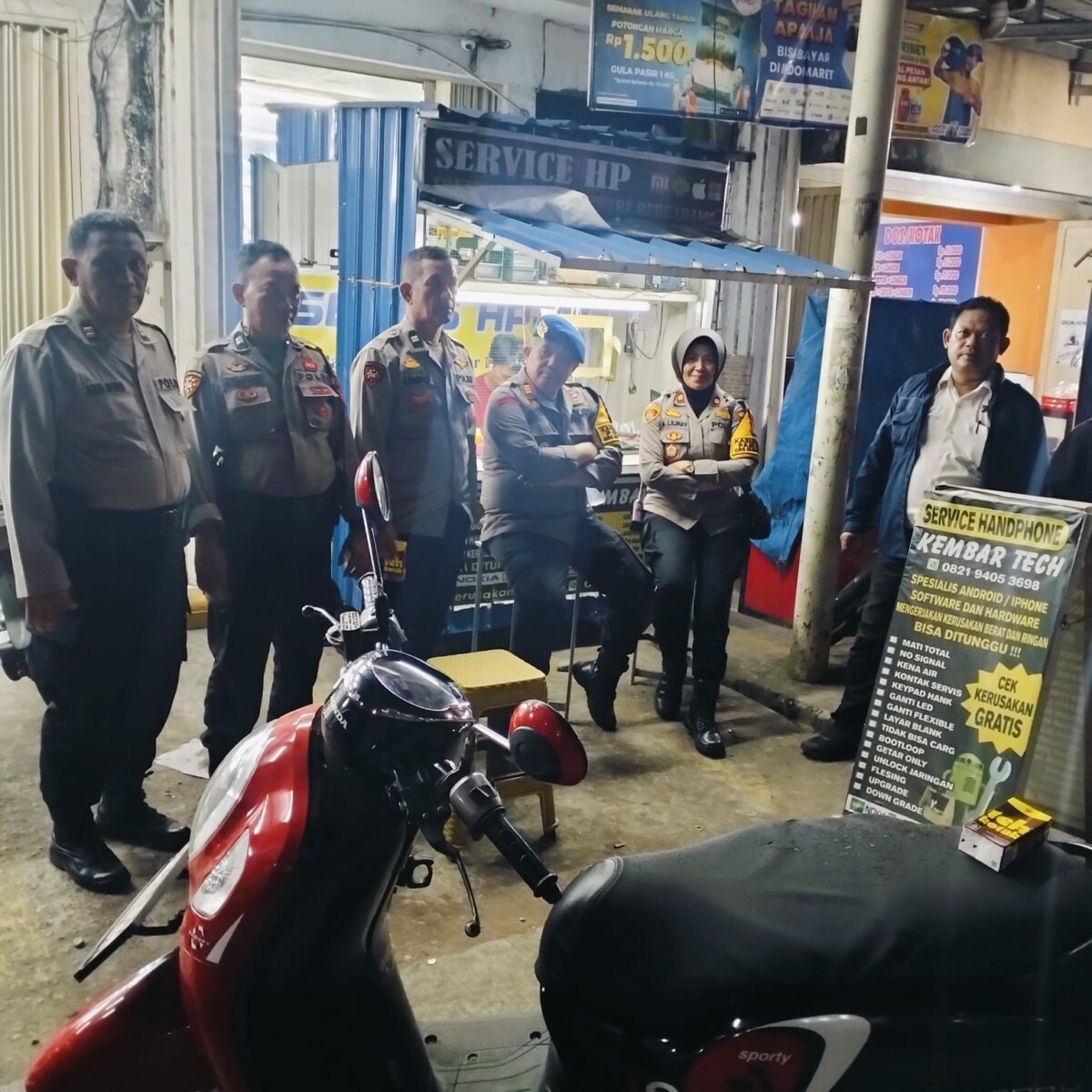 Polres Pelabuhan Makassar Kawal Ketat Kampanye Paslon