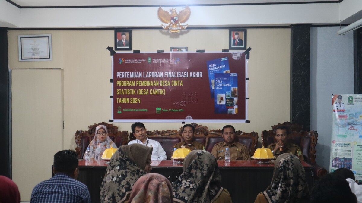 BPS Sinjai Laporkan Finalisasi Program Desa Cantik Statistik