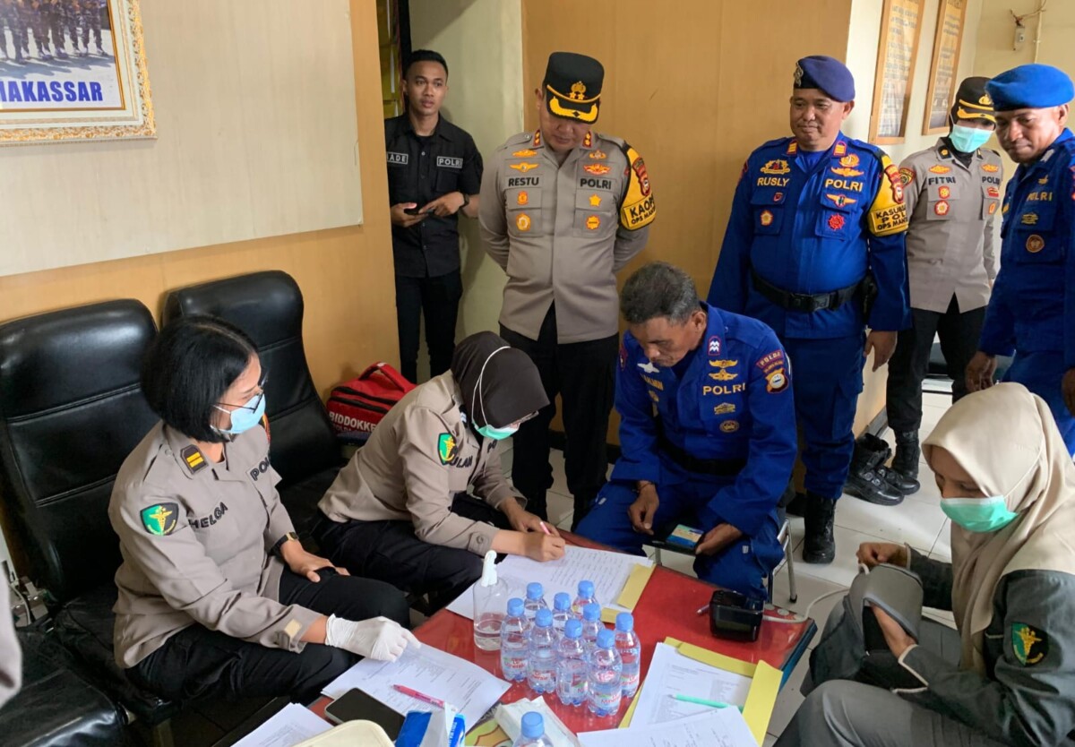 H-3 Pelantikan Presiden, Kapolres Pelabuhan Cek Kesehatan Personel untuk Jamin Keamanan