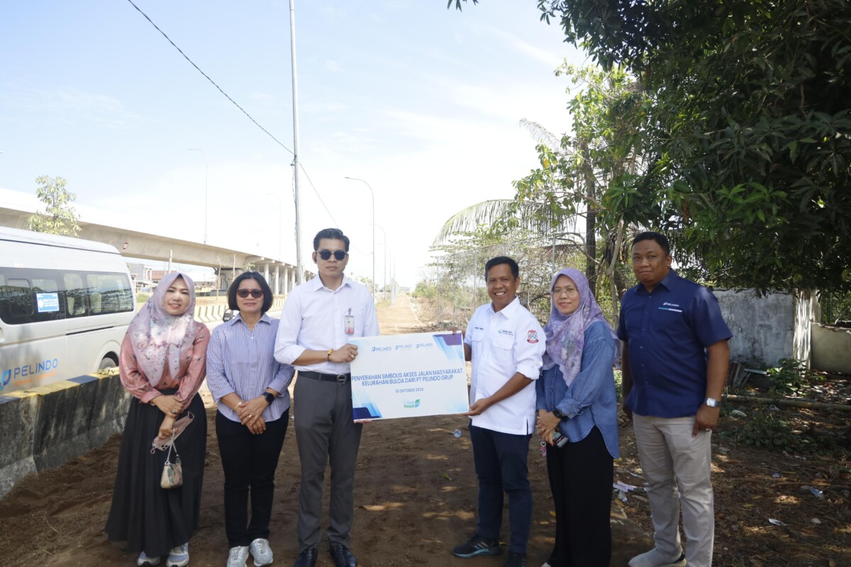 Peduli Masyarakat Sekitar MNP, Pelindo Group Buat Akses Jalan Warga Buloa