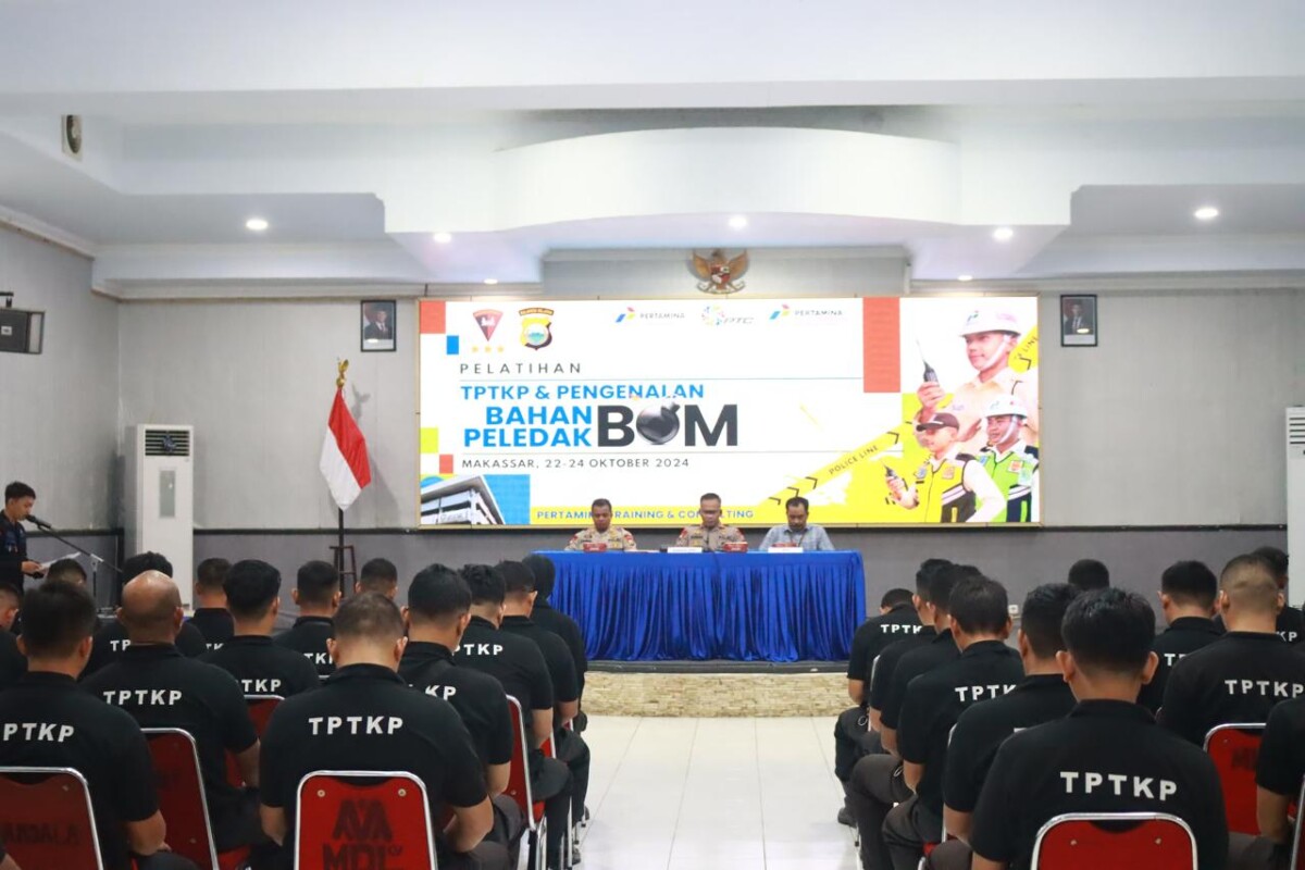 Tiga Hari Pelatihan TPTKP, Brimob Sulsel Harap Security Mampu Bekerja Profesional