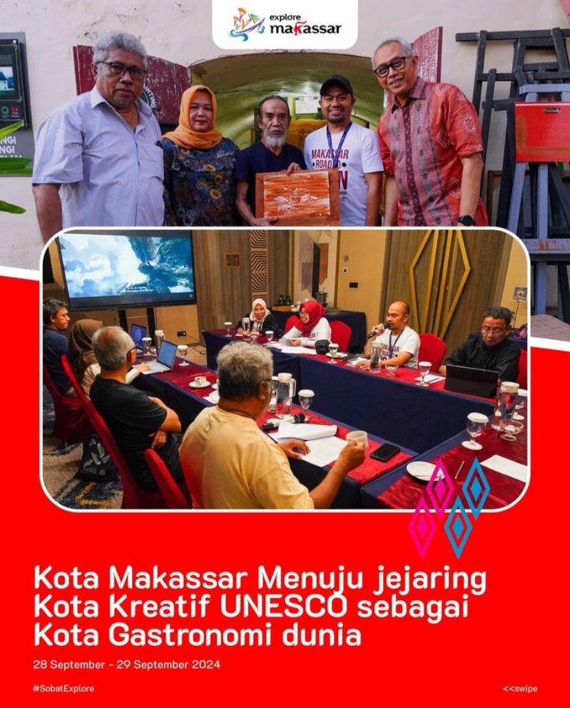 Makassar Dinilai untuk Masuk Jejaring Kota Kreatif UNESCO 2025