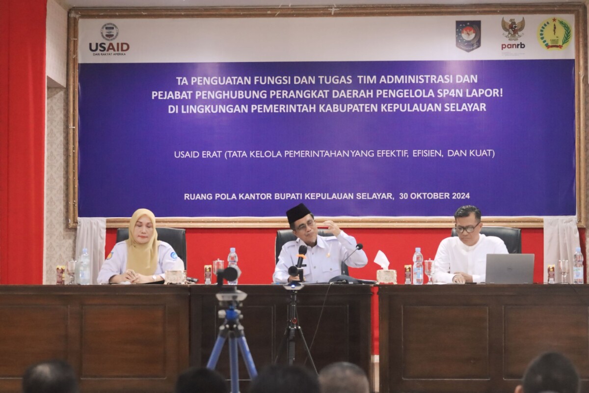 Diskominfo Selayar Bersama USAID Erat Gelar Technical Assistance