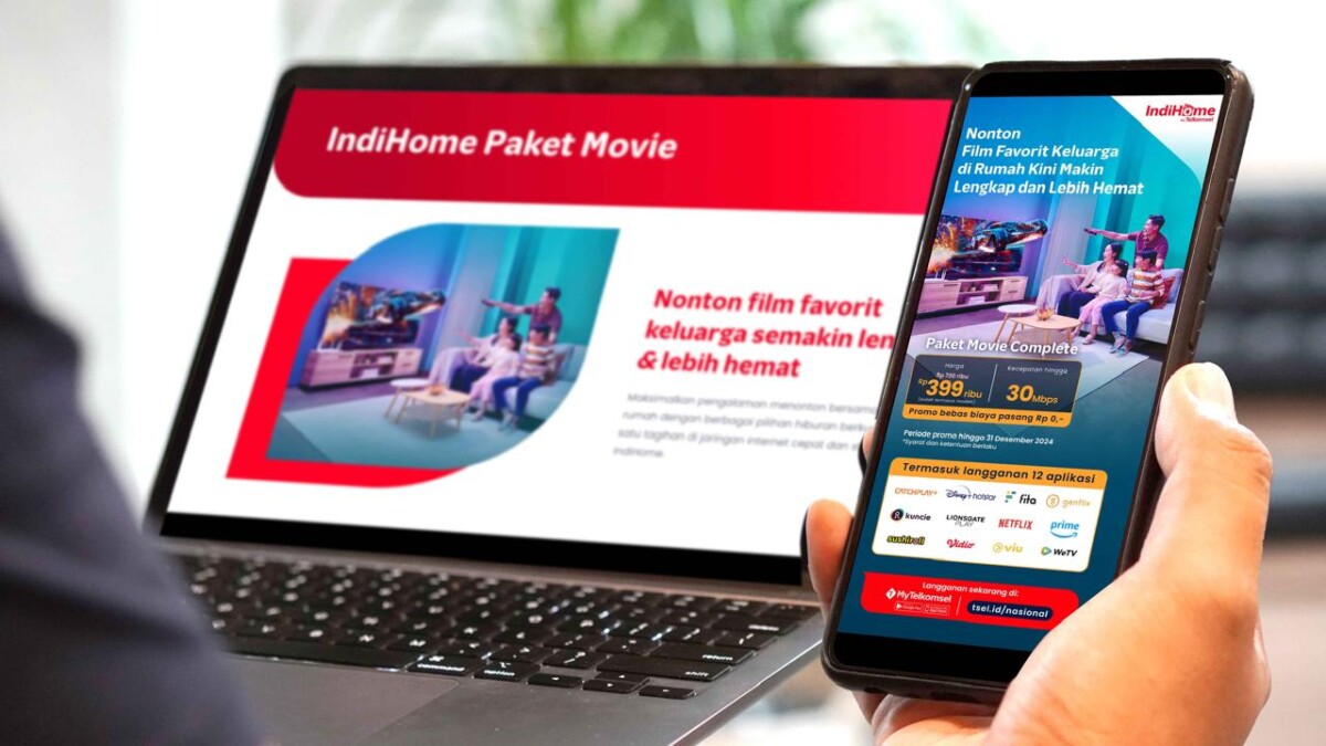 Telkomsel Luncurkan IndiHome Paket Movie Terbaru dan Lebih Hemat