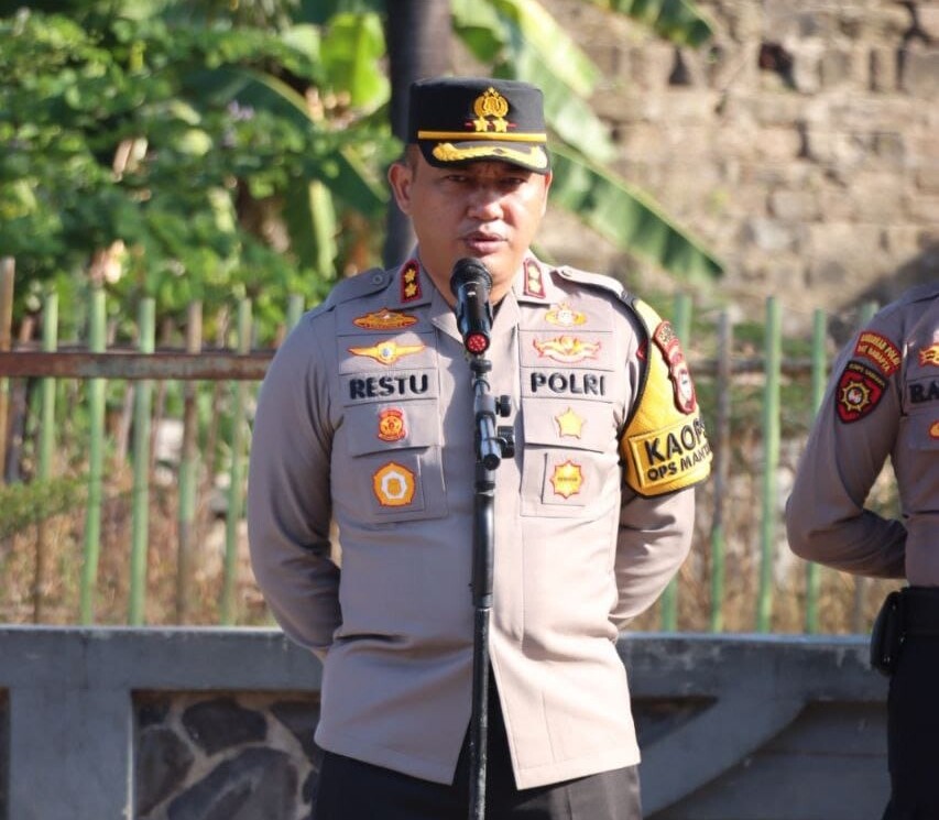 Apel Jam Pimpinan, Kapolres AKBP Restu Ingatkan Kesehatan Anggota Adalah Prioritas Utama