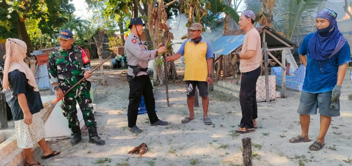 Sukseskan Pilkada Serentak, TNI-Polri di Sangkarrang Gelar Patroli Dialogis