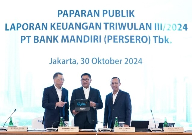 Bank Mandiri Realisasikan Penyaluran Kredit Rp1.590 triliun di Kuartal III 2024