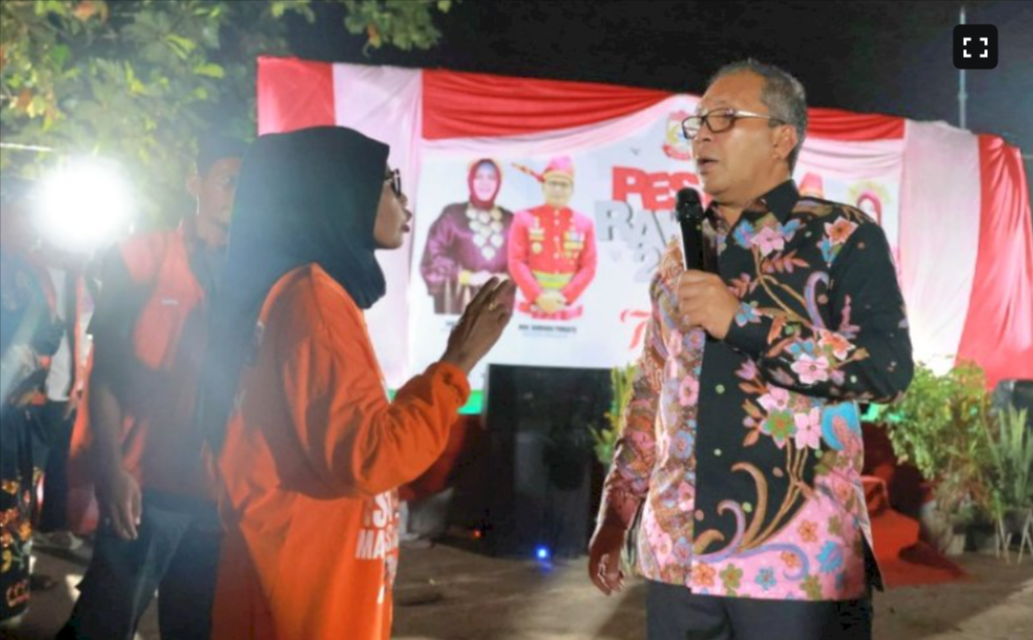 Danny Pomanto Serap Banyak Aspirasi Warga Pulau Kodingareng di Pesta Rakyat Sangkarrang
