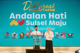 Enam Puluh Tiga Legislator Parpol Koalisi Andalan Hati All Out Menangkan Pilgub Sulsel 2024
